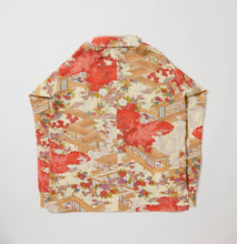 画像をギャラリービューアに読み込む, 家屋菊菖蒲楓流水風景模様【M】
