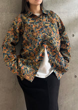 画像をギャラリービューアに読み込む, 手染め暈し水彩風更紗模様【M】
