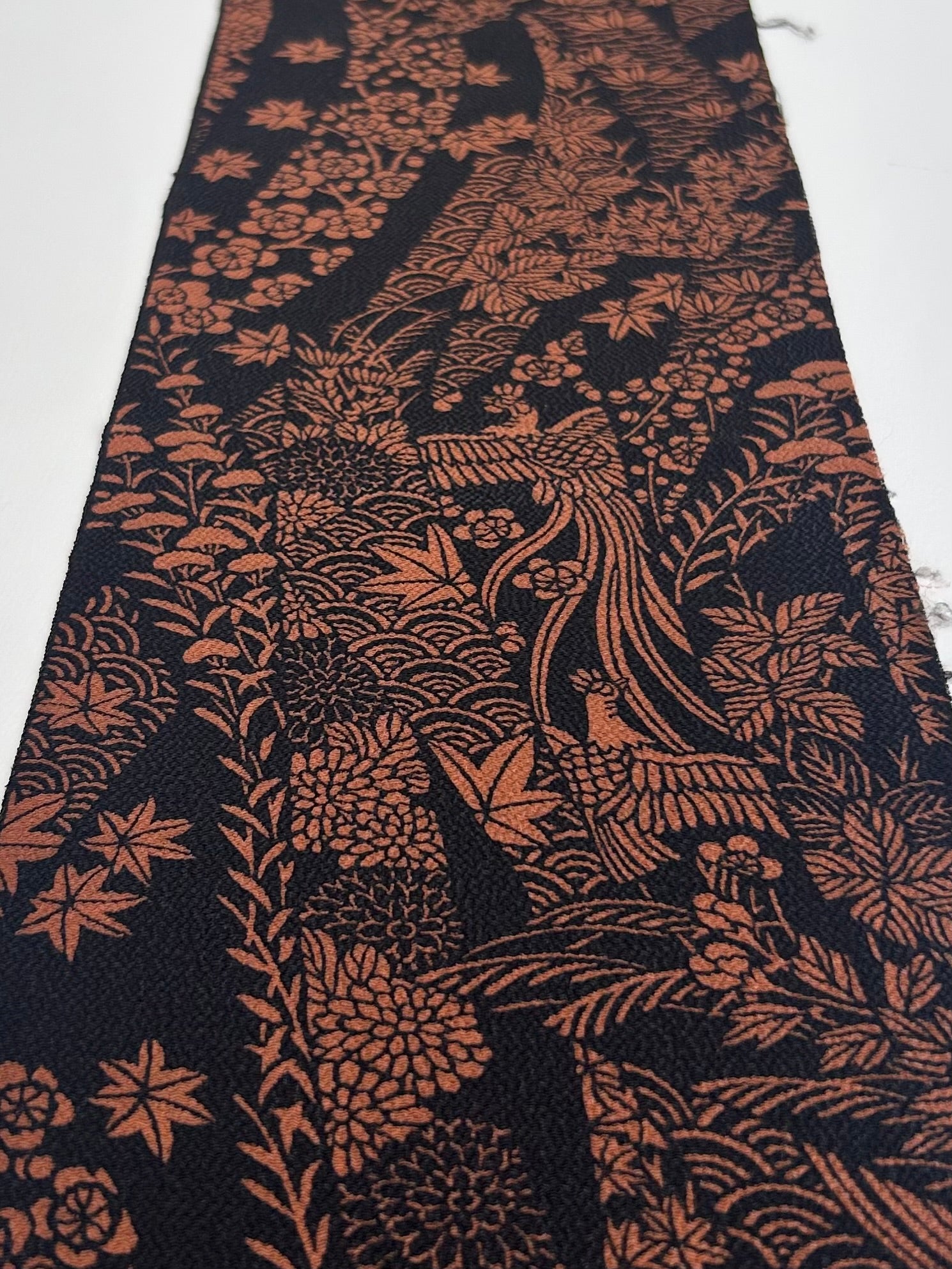 鬼しぼ縮緬型染・熨斗模様 – keniamarilia