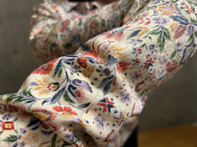 画像をギャラリービューアに読み込む, 斑点地紋に花鳥模様(ビンテージ)【S】
