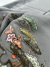 画像をギャラリービューアに読み込む, 【予約品】スワトウ刺繍日本刺繍雪輪模様松絵
