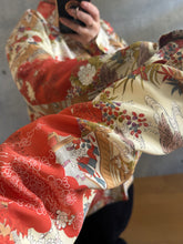 画像をギャラリービューアに読み込む, 家屋菊菖蒲楓流水風景模様【M】
