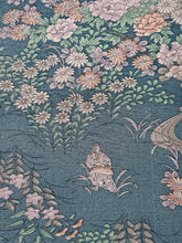 画像をギャラリービューアに読み込む, 流水に草花人物模様・紬【S】

