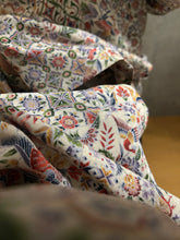 画像をギャラリービューアに読み込む, 斑点地紋に花鳥模様(ビンテージ)【S】
