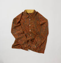 画像をギャラリービューアに読み込む, 開き扇に古典更紗模様【S】
