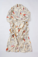 画像をギャラリービューアに読み込む, 金彩縁に枝花鳥模様【六つ釦】
