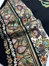 画像をギャラリービューアに読み込む, 【予約品】印籠模様にオパール箔付け・黒留袖【フォーマルシュッケニ】
