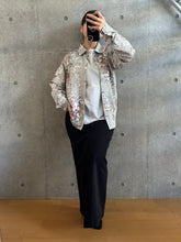 画像をギャラリービューアに読み込む, 紗綾型地紋にのり散らしに御所車模様【S】
