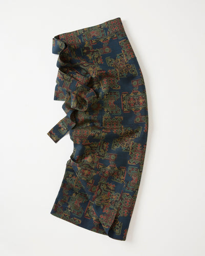 keniamarilia シュッケニ 石畳に花・古典柄総地紋 着物スカート シュッケニ – keniamarilia