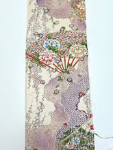 画像をギャラリービューアに読み込む, 変わり波地紋に花扇金彩縁【ブラウス】
