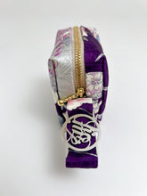 画像をギャラリービューアに読み込む, 流水地紋に雪輪模様草花尽くし【小】
