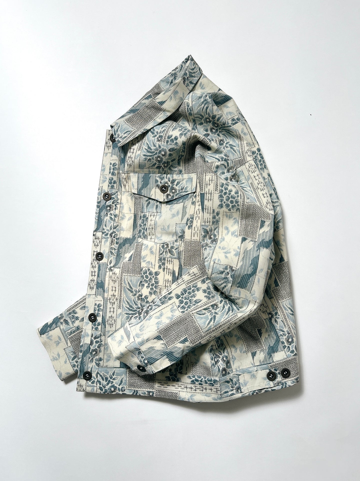 色紙絵白紬【ケニジャン】