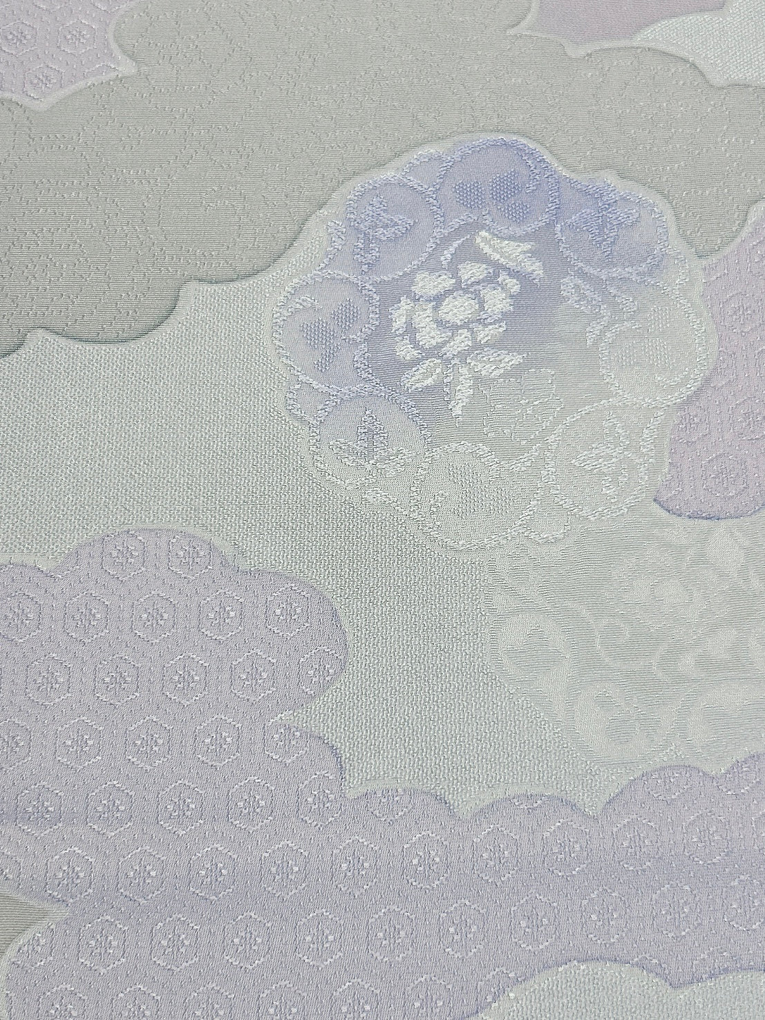 雲ヱに丸華地起こし模様【ティアード】