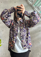 画像をギャラリービューアに読み込む, ろうけつ染草花模様【ブラウス】
