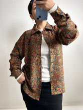 画像をギャラリービューアに読み込む, 手染め絵皿更紗模様【S】
