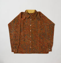 画像をギャラリービューアに読み込む, 開き扇に古典更紗模様【S】
