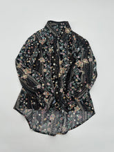 画像をギャラリービューアに読み込む, 金彩縁桔梗古典柄模様
