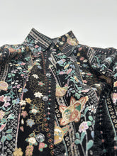 画像をギャラリービューアに読み込む, 金彩縁桔梗古典柄模様
