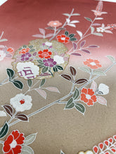 画像をギャラリービューアに読み込む, 雪輪絵に草花暈し模様【袷】
