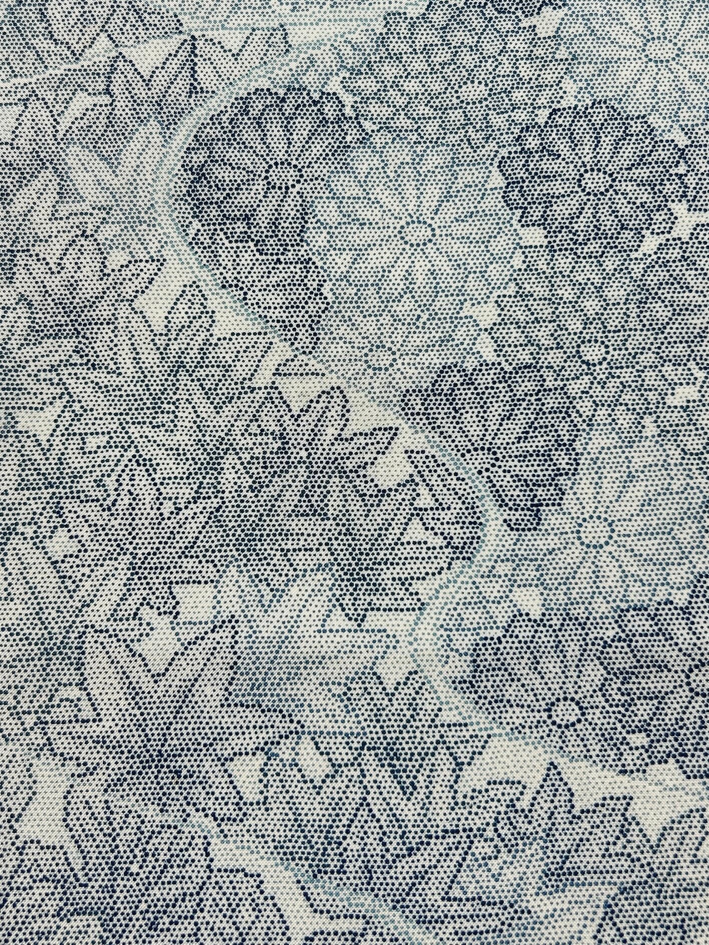 白大島花尽くし模様【ティアード】