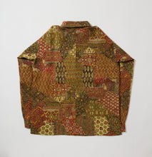 画像をギャラリービューアに読み込む, 紗綾型地紋に手染め更紗丸古典模様【M】
