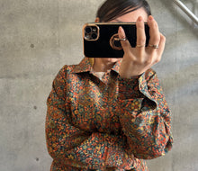 画像をギャラリービューアに読み込む, 手染め絵皿更紗模様【S】
