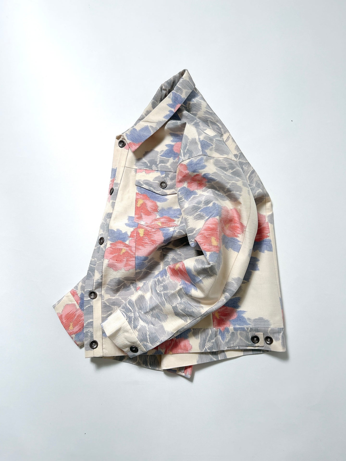 椿模様紬【ケニジャン】