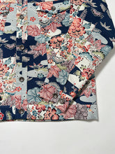 画像をギャラリービューアに読み込む, 牡丹に梅松雲鳥模様紬【ケニジャン】
