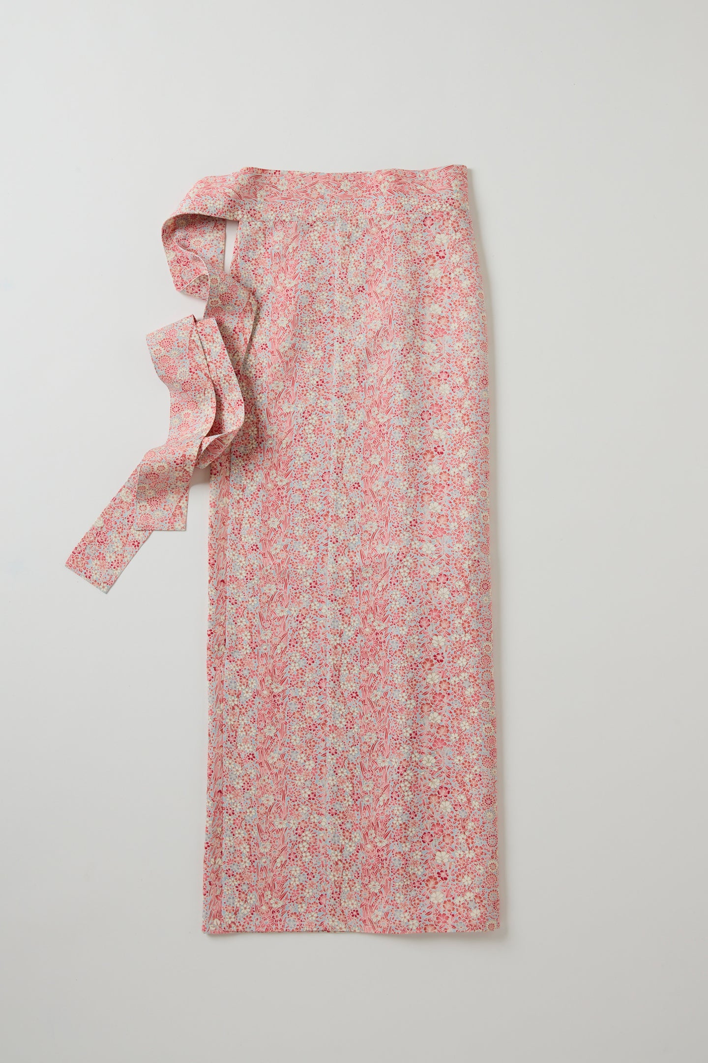 菖蒲に枝梅菊桜の花縦縞模様【単シュッケニ単品】
