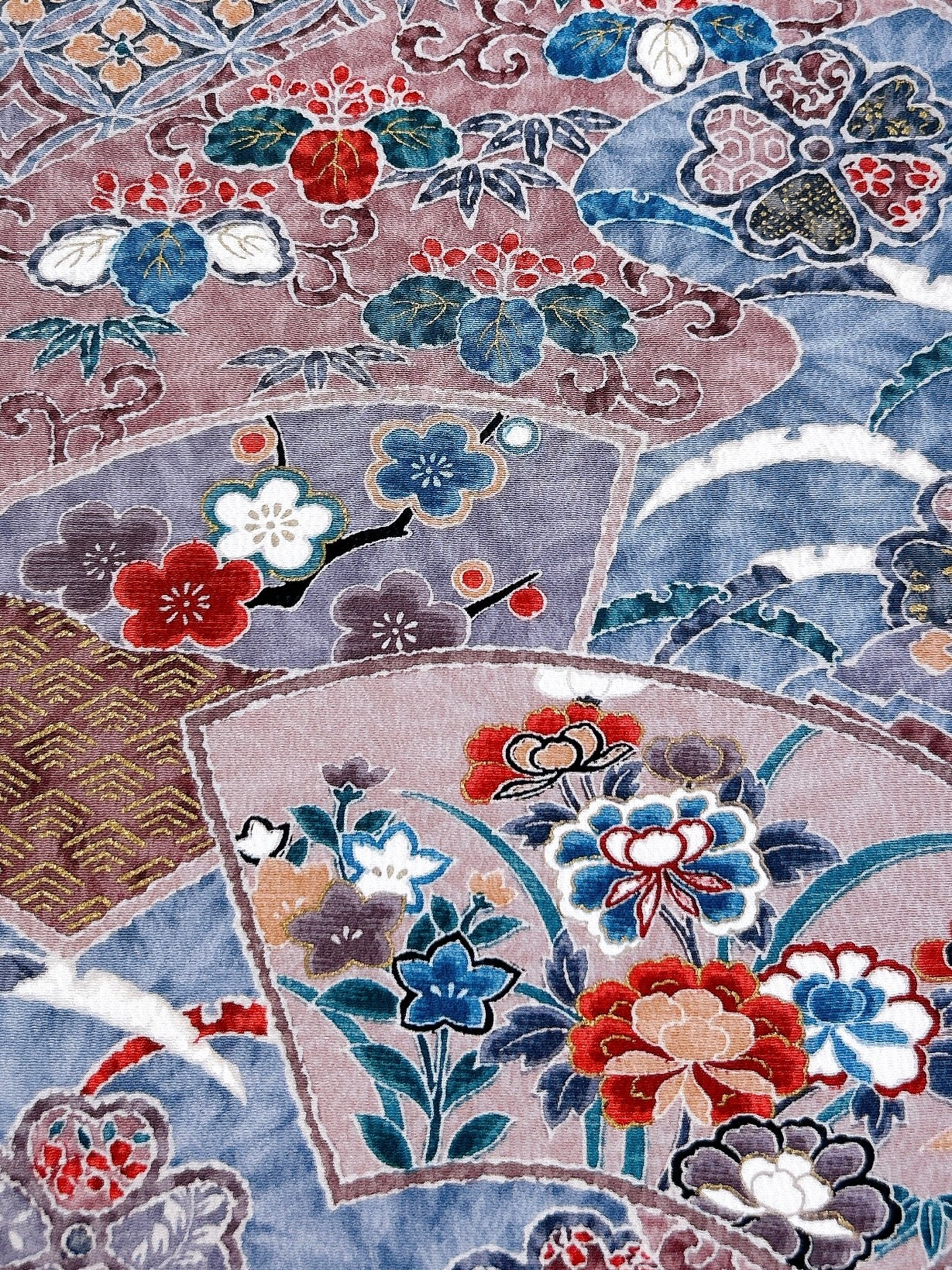 吉祥草花模様尽くし【ブラウス】