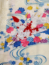 画像をギャラリービューアに読み込む, 【予約品】古典地紋に鶴花尽くし模様（ビンテージ

