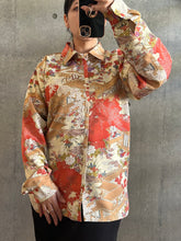 画像をギャラリービューアに読み込む, 家屋菊菖蒲楓流水風景模様【M】
