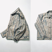 画像をギャラリービューアに読み込む, 縞の唐更紗織模様紬【ケニジャン】
