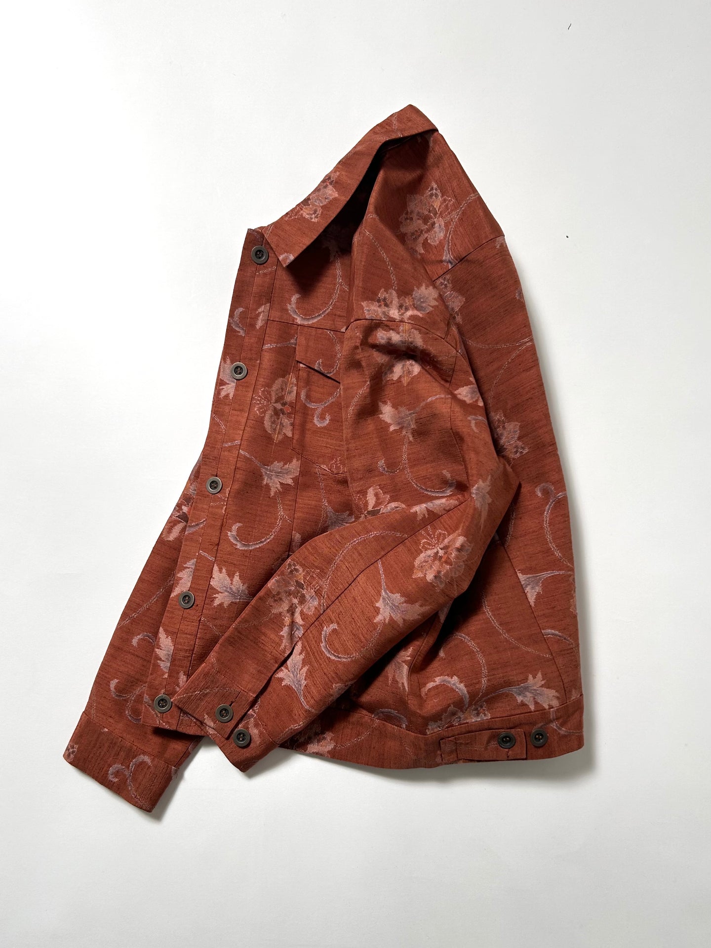 唐草華模様紬【ケニジャン】