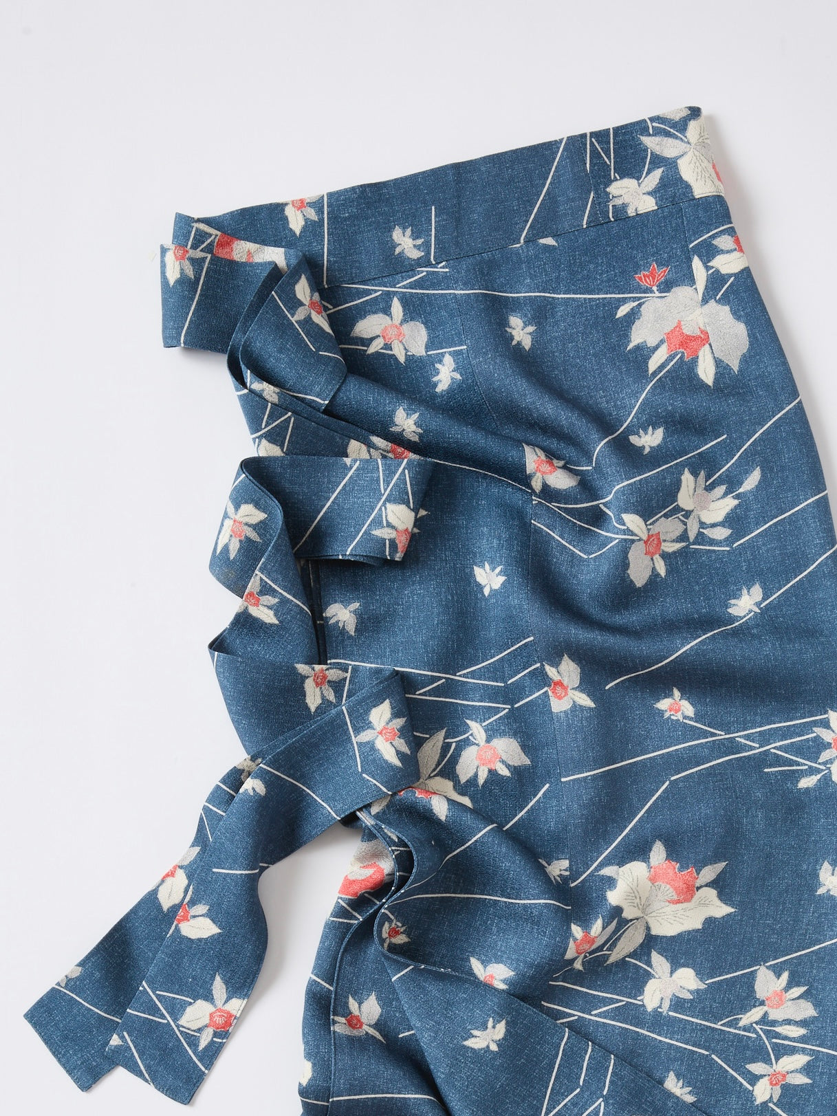 浅紺鼠に花模様【シュッケニ】 – keniamarilia