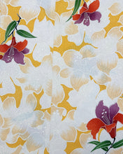 画像をギャラリービューアに読み込む, 花絵模様【シュッケニ・81㎝丈】
