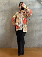 画像をギャラリービューアに読み込む, 家屋菊菖蒲楓流水風景模様【M】
