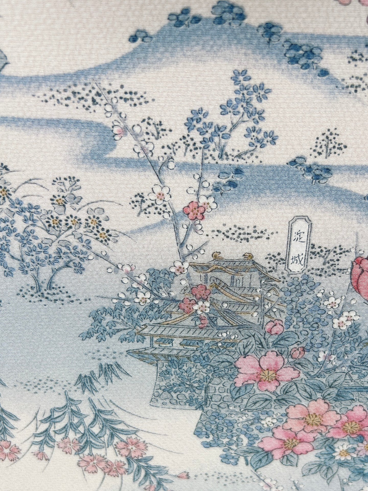 城風景絵模様【ティアード】