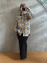 画像をギャラリービューアに読み込む, 変わり菱絵模様【L】⚠️袖汚れあり
