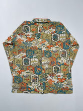 画像をギャラリービューアに読み込む, 亀甲に壺花松絵暈し模様・手染め【L】
