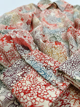画像をギャラリービューアに読み込む, 暈し四季草花型染模様
