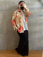 画像をギャラリービューアに読み込む, 家屋菊菖蒲楓流水風景模様【M】
