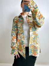 画像をギャラリービューアに読み込む, 亀甲に壺花松絵暈し模様・手染め【L】
