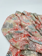 画像をギャラリービューアに読み込む, 暈し四季草花型染模様
