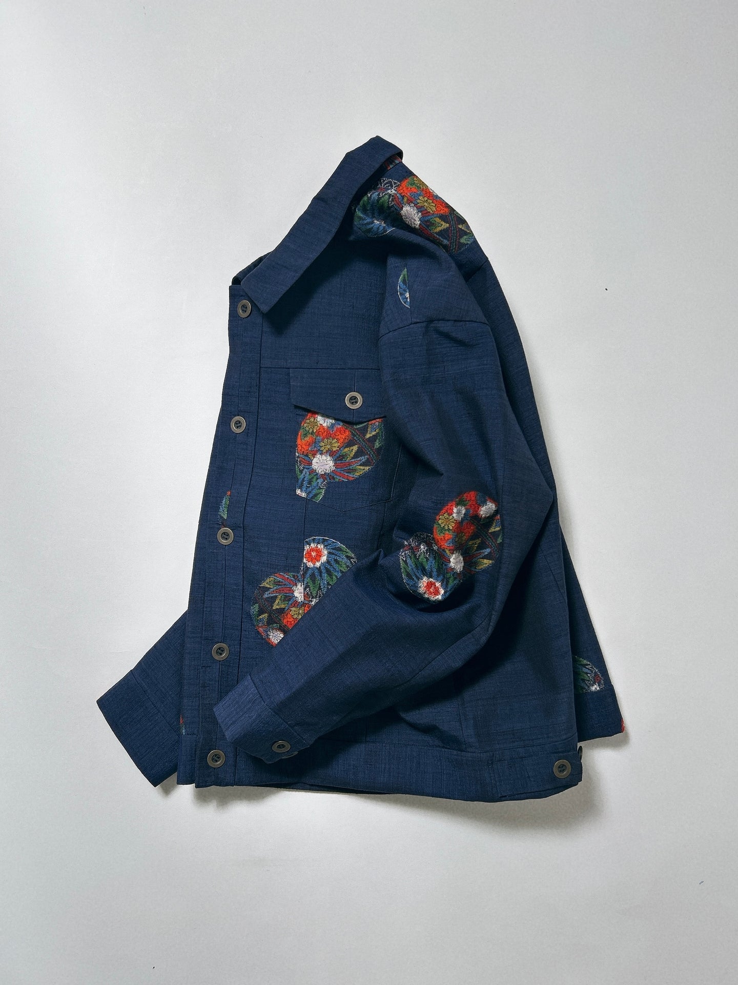 手毬模様紬【ケニジャン】