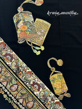 画像をギャラリービューアに読み込む, 【予約品】印籠模様にオパール箔付け・黒留袖【フォーマルシュッケニ】
