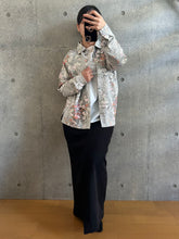 画像をギャラリービューアに読み込む, 紗綾型地紋にのり散らしに御所車模様【S】
