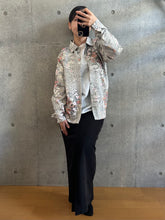 画像をギャラリービューアに読み込む, 紗綾型地紋にのり散らしに御所車模様【S】
