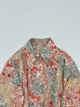 画像をギャラリービューアに読み込む, 暈し四季草花型染模様
