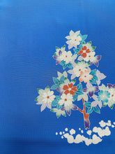 画像をギャラリービューアに読み込む, 枝花友禅染【絽】⚠️ウエストシミあり
